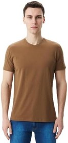 Resim Arma Erkek Giysiler Kısa Kollu T-shirt Ar-ma Erkek Bisiklet Yaka Tişört Regular Fit %100 Pamuk Süprem Basic Baskısız Y31344408002 Mor-m2 