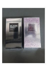 Resim Mercy Parfüm Erkek Black 50 ml & Rose 50 ml 2 Li Set 