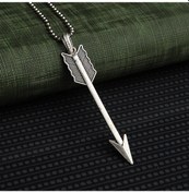 Resim Ok Tasarım Erkek Kolye Takı Aksesuar K24 T5 