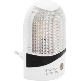 Resim Powermaster Pm-34096 1 Watt Ledli Fotoselli Sensörlü Gece Lambası Beyaz 