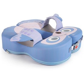 Resim Mambobaby Katlanabilir Göğüs Destekli Bebek Yüzme Simidi - Baykuş 