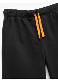 Resim Koton Beli Bağlamalı Pamuklu Basic Şort Siyah 5skb40174tk Siyah 