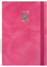Resim Liz 17x24 Velutto Kapak Ajanda 168 Yaprak Pembe 