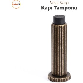 Resim Kapı Stoperi Tamponu Eskitme Antik Vidalı Metal Tutacağı Tutucu Kapı Arkası Duvar Kolu Stopu Takozu 