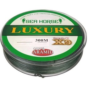 Resim Luxury 9x 300m İp Misina Yeşil 0.12mm 