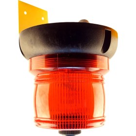 Resim Mesan Ø110 Ikaz Lamba LED Multifonksiyon Ters Buzzer L Montaj Ms 636 Kırmızı 220VAC 