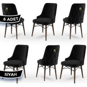 Resim Canisa Concept Pare Serisi, Sandalye, 6 Adet Sandalye, Ceviz Gürgen Ayak 