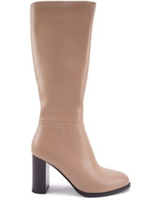 Resim Nine West OVETTA 3PR Krem Kadın Topuklu Çizme 