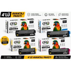 Resim Ero Print TK-5205 Kyocera Taskalfa 357CI 4 Renk Muadil Toner Set 