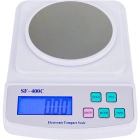 Resim Eco Lounge Diamond Plus Dijital Göstergeli Plastik Fanuslu Hassas Terazi SF-400C (500 Gr-0.01) 