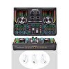 Resim Midex MX-2020 Titanium Set Efektli Ses Kartı Mikrofon Kulaklık Stand Kayıt Canlı Yayın (PC ve Telefon) 