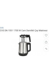 Resim Cvs Dn 1551 Electric Tea Maker Elektrikli Cay Makinesi 