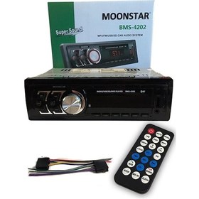 Resim İtibar Bms 4202 -Uyumlu Kumandalı Ve Bluetooth Lu Oto Teyp 