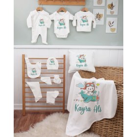 Resim Bebeqon Isme Özel 11'li Organik Hastane Çıkışı 