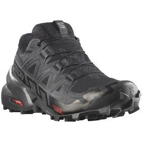 Resim Salomon Speedcross 6 Gore-Tex Kadın Patika Koşu Ayakkabısı Siyah 