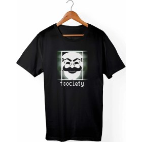 Resim Muggkuppa Mr.robot Çocuk Siyah T-shirt 