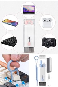 Resim Privo 7 in 1 Çok Fonksiyonlu AirPods Kulaklık Klavye Ekran Telefon Laptop Temizleme Seti Kiti 