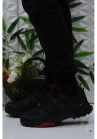 Resim Lumberjack Star Siyah Kırmızı Rahat Waterproof Outdoor Ayakkabı 001 