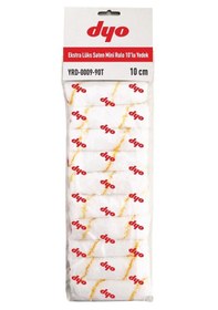 Resim Dyoo Extra Lüks Saten Mini Rulo 10 Cm 10'lu Yedek 