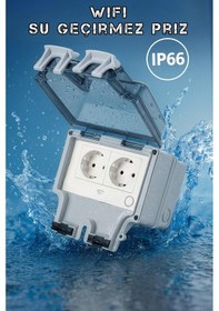 Resim Dış Mekan Wifi Priz Çift Kutup Ip66 