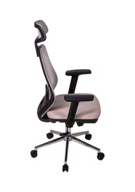 Resim Ofisbazaar Dali Fileli Yönetici Koltuğu Ergonomik Başlıklı Ofis Koltuğu Gri Gri 