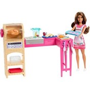 Resim Barbie ve Teresanın Dostluk Tarifi Teresa Bebek ve Mutfak Oyun Seti JCT06 