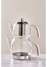 Resim Karaca Panora Aile Boyu Cam Çaydanlık 