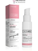 Resim Skin401 spf50+ pink tone up sunscreen pembe ton eşitleyici güneş kremi 50 ml 