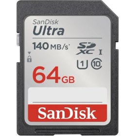 Resim Sandisk Ultra 64GB 140MB/S Sdhc/sdxc Class 10 Uhs-I Hafıza Kartı SDSDUNB-064G-GN6IN 