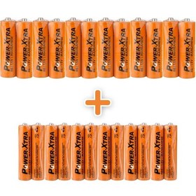 Resim Power-Xtra 24'Lü Özel Pil Paketi(12Aa+12Aaa) 