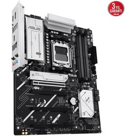 Resim Asus Prıme B850-plus Wıfı, 4xddr5, 3x M.2, Hdmı, Dp, Type-c, Wi-fi 6e, Bluetooth V5.3, Am5 Soket Gamıng Anakart 