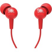 Resim JBL C100SI Kırmızı Kablolu Kulak İçi Kulaklık 