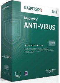 Resim Kaspersky Antivirüs (2015) Kutu 1K-1Y 