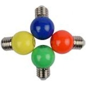 Resim 1 Watt Renkli Led Gece Lambası E27 Ampul 