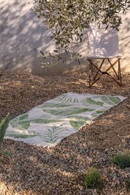 Resim Moriah Yaprak Jakarlı Peştemal Yeşil, Taşıma Çantalı 