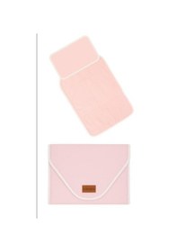 Resim Sinada %100 Pamuk Pembe Bebek Alt Açma Minderi 