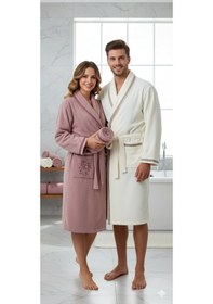 Resim Özdilek Nev Marka Dordabo Aile Bornoz Seti 6 Parça Krem-pudra Nev,özdilek Grubuna Ait Bir Markadır Çok Renkli 