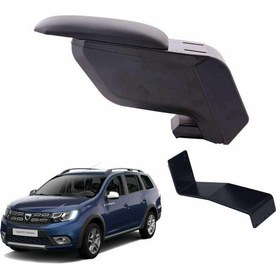 Resim 3 Tıkla Dacia Logan Mcv 2016 Delmesiz Çelik Ayaklı Siyah Kolçak Kol Dayama 