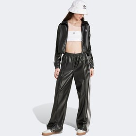 Resim adidas Firebird Pleather Tt Kadın Siyah Eşofman Üstü 