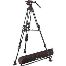 Resim Manfrotto Mvk612twınga Nitrotech 612 Video Başlıklı Alüminyum Çift Bacaklı Tripod 