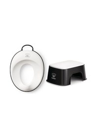 Resim BabyBjörn Klozet Adaptörü & Safe Step Banyo Basamağı / Black White 