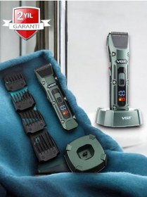 Resim UCUZTEKNO Uzun Pil Ömrü ile Kablosuz ve Şarjlı Tıraş Makinesi – Modern Tasarım 