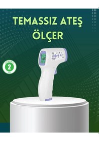 Resim Kızılötesi Temassız Ateş Ölçer Lcd Ekranlı Hassas Termometre 