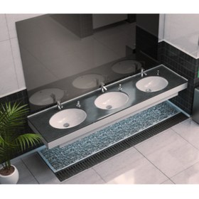 Resim TURKUAZSERAMİK Cerastyle Tezgah Altı Lavabo 35x30cm 