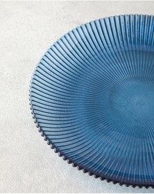 Resim English Home Olith Cam Pasta Tabağı 16 Cm Mavi Mavi 