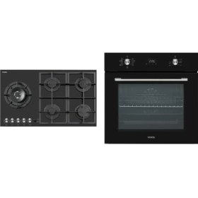 Resim Vestel Şeflerin Tercihi Siyah Set (AF-8685 YS - AO-91159 YS-DW) 
