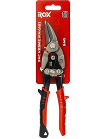 Resim Rox 0255 Mafsallı Sac Kesme Makası 10" 250mm Sağ Kesim 