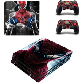 Resim Kt Grup Cool Spiderman Playstation 4 Pro Uyumlu Full Sticker Kaplama 