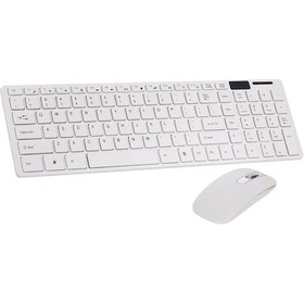 Resim Geeroyoo K-06 Kablosuz Fare Ve Klavye Seti: 2.4g, İnce Tasarım, Çoklu Fonksiyon, Ergonomik, Oyun Ve Ofis Kullanımı İçin, Beyaz Diğer 