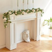 Resim [1/3 Adet Yapay Şakayık Okaliptüs Çiçek Çelengi] 1/3 Adet Boho Stili Yapay Şakayık Okaliptüs Çiçek Çelengi, 179.83cm Sahte Gül Asması, Yeşillik Duvar Askısı, Ev Dekorasyonu, Bahçe Masa Orta Sehpası, Estetik Oda Zemin, Düğün Kemeri Çiçek Dekoru, Tatil Partisi Süsleri, Noel, Cadılar Bayramı, Şükran Günü, Sevgililer Günü, Anneler Günü, Anma Günü İçin Çok Yönlü Plastik Çiçek Süsleri 